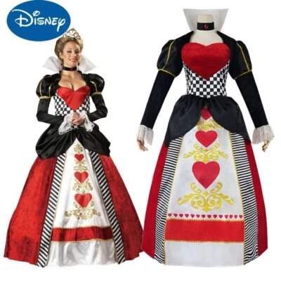Alice In Wonderland Cosplay Costume Queen Of Hearts Dress Red Queen Dress - Image 1 of 4