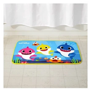 Baby Shark Kids Foam Bath Rug, Skid-Resistant, 20" x 30" L - Picture 1 of 3