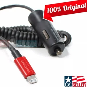 OEM Verizon Logo 30W ULTRA FAST Car Charger for iPhone 14/13/12/11/Pro/XS/X/Max - Picture 1 of 5
