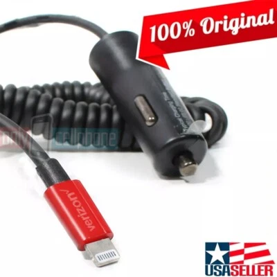 Original Verizon 30W FAST Car Charger for iPhone 14/13/12/11/Pro/XS/X/Max - Image 1 of 4