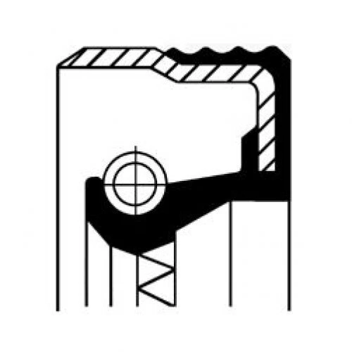 Anillo obturador eje, diferencial CORTECO 01033294B para BMW Serie 5 Foto 1 de 1