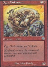 MTG magic cards 4x x4 Light Play, English Ogre Taskmaster Mercadian Masques