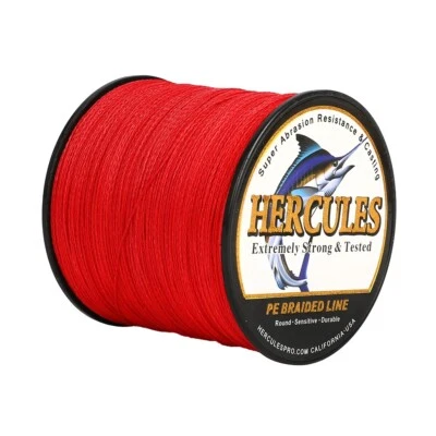 Línea de pesca trenzada 100 % PE 1000M 1094Yd 10 lb-300 lb HERCULES 8 hilos Foto 1 de 4