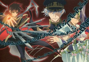 big postcard 07-GHOST anime Teito Klein Ayanami Verloren Frau Castor Labrador - Picture 1 of 3