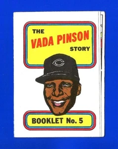 1970 Topps STORY BOOKLETS SET BREAK #5 VADA PINSON CLEVELAND INDIANS (SB4) - Bild 1 von 1