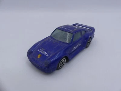 Coche de juguete fundido a presión Burago Racing Porsche 959 1:43 vintage Italia azul 4" Foto 1 de 4