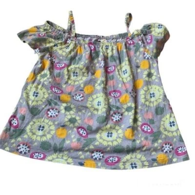 Tea Collection floral cold-shoulder top size 12 - Image 1 of 4