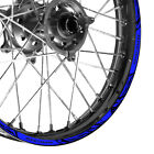 Blue W01b Wheel Rim Sticker Decal Tapes For Suzuki Dr-Z 400S 2000-2021