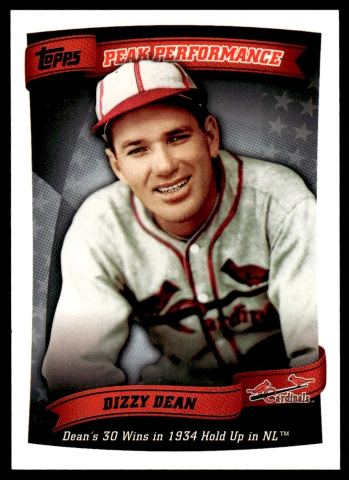 2010 Topps Peak Performance Dizzy Dean St. Louis Cardinals #PP-36 - Image 1 of 2