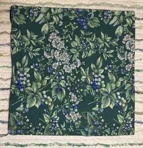Almohada cuadrada grande vintage Laura Ashley Bramble Berry Euro - Imagen 1 de 7