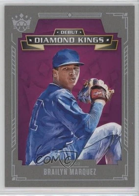 2021 Panini Diamond Kings Debut Gray Framed Brailyn Marquez #DDK-CC Rookie RC - Image 1 of 2