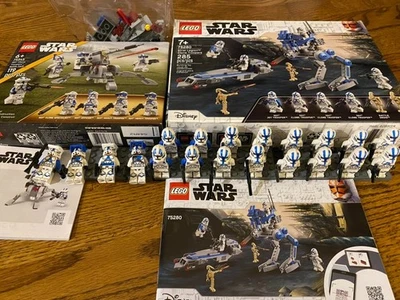 Lego Star Wars 501st Legion Clone Troopers 16 figuras 75280, 4 figuras 75345 + Foto 1 de 4