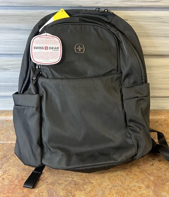 Mochila para portátil Swiss Gear 2822 negra - Compatible con computadora portátil de 13" - Nueva con etiquetas - Envío GRATIS Foto 1 de 4