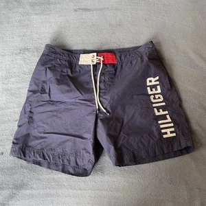 Tommy Hilfiger Herren Badehose/Bademode blau Kordelzug Logo XL - Bild 1 von 17