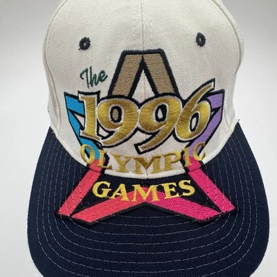 Sombrero ajustado Starter 1996 Juegos Olímpicos de Atlanta bordado con logotipo de estrella talla 7-7 3/4 lana Foto 1 de 4