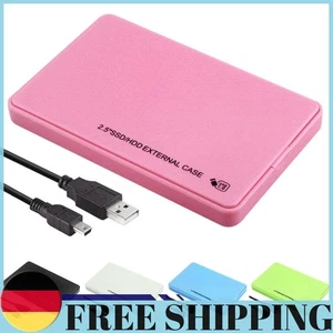 2.5 Inch 480Mbps HDD/SSD Case SATA Portable Solid State Drive Box for MacBook PC - Afbeelding 1 van 16