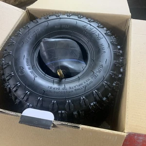 RUTU 4.10-4 Tire and Inner Tube Butterfly Pattern-OFF ROAD/ATV - Picture 1 of 9