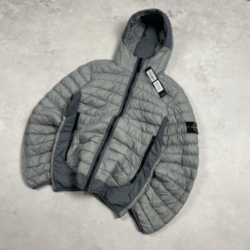 ❗️MOLTO RARO❗️ STONE ISLAND piumino micro imbottito grigio taglia M