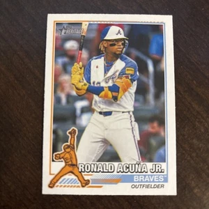 2025 Topps Heritage 1976 Redefined- Ronald Acuna - Atlanta Braves #76-R - Picture 1 of 2