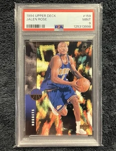 1994-95 Upper Deck - Jalen Rose #159 (RC) Denver Nuggets PSA 9 - Bild 1 von 2