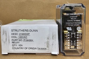 Struthers Dunn 219XDXP-120VAC 50/60Hz Relay 14 Pin  10A@120VAC - Picture 1 of 6