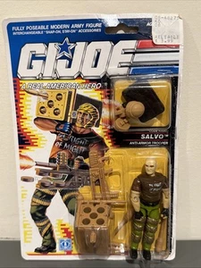GI JOE ARAH Salvo Anti-Armor Trooper 1989 Hasbro Vintage Original Card *Stapled - Picture 1 of 24