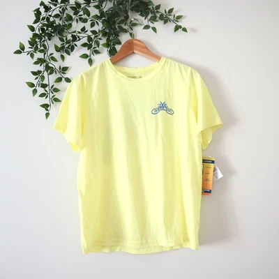 NUEVA Camisa Absorbente Reel Legends Amarilla Manga Corta para Niños Talla XL Foto 1 de 4