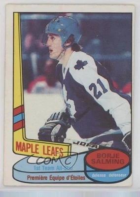 1980-81 O-Pee-Chee All Star Borje Salming #85 HOF - Image 1 of 2