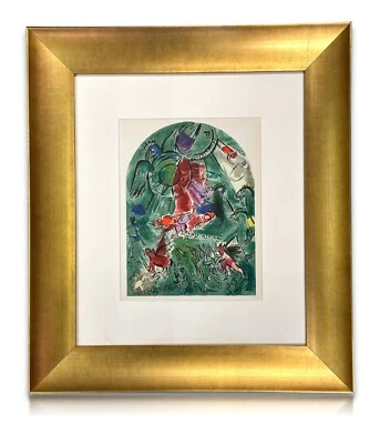 Marc Chagall 1887-1985 - Farblithographie - La Tribu de Gad - Zertifikat - 1962 - Bild 1 von 4