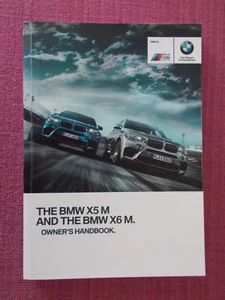 BMW X5 M & BMW X6 M (2015 - 2018) OWNERS MANUAL - USER GUIDE - HANDBOOK. - Picture 1 of 3