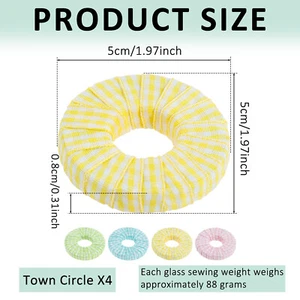 4Pcs Sewing Weights for Sewing Sturdy Iron Fabric Sewing Weight Pattern☮ - Picture 1 of 11