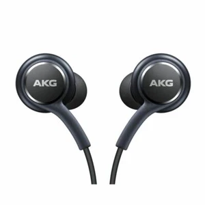 ORYGINALNE SŁUCHAWKI GŁOŚNOMÓWIĄCE SAMSUNG GALAXY S8 S9 S10+ CZARNE AKG 3,5MM IN EAR - Zdjęcie 1 z 8