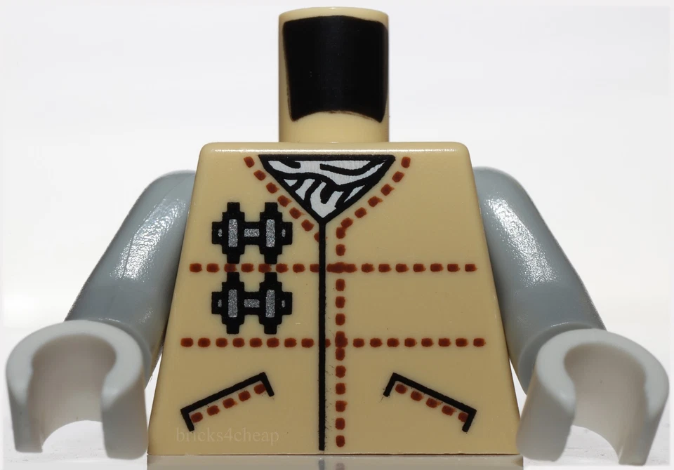 Lego Star Wars Tan Hoth Rebel Torso Brazos Azulados Claros Foto 1 de 1