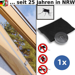 Fliegengitter Insektenschutz Mückenschutz für Fenster Dachfenster 130 x 150 cm