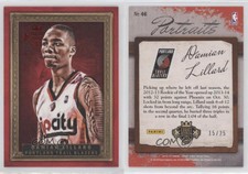 2013-14 Panini Court Kings Portraits Red Framed /25 Damian Lillard #46