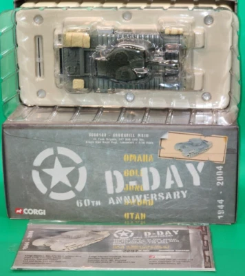2004 Corgi D-Day 60th Anniversary 1:50 Scale Churchill MK III Tank CC60108 - NEW - Image 1 of 4