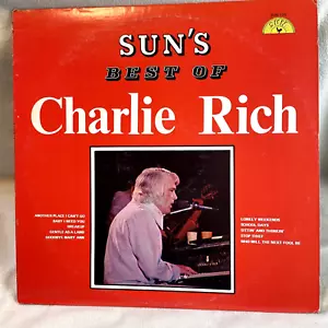 Sun's Best of Charlie Rich 1974 CHARLIE RICH LP Sun 135 Vinyl - Picture 1 of 7