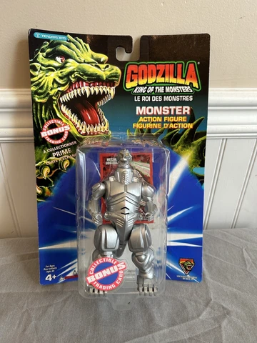 Godzilla King Of The Monsters Mecha-Godzilla Figure 1994 Trendmasters RARE Cover