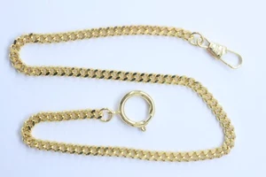 Catena dorata orologio tasca Pocket watch gold chain Montre poche chaîne doré #2 - Picture 1 of 2