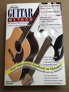 EMedia Guitar Method Guitar Method Deluxe 2-CD Rom Set Beginner To Intermediate - Picture 1 of 5