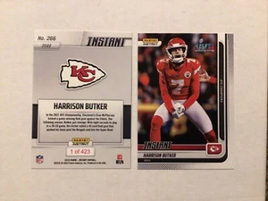Harrison Butker #266 Chiefs 1 of 423 made 2022 Panini Instant AFC Champions SB57 - Picture 1 of 1