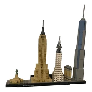 Soporte de Pared para Lego® Architecture New York 21028 Impresión 3D Presentación Pared - Imagen 1 de 7