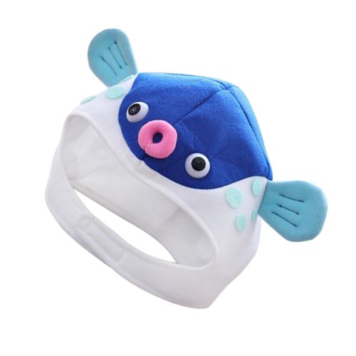 Puffer Fish Hat Cartoon Decorative Hats Pufferfish Cosplay Headwear