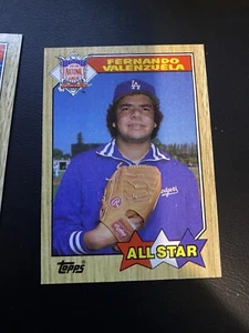 1987 Topps - All Star #604 Fernando Valenzuela - Lotto di 3 carte - Foto 1 di 6
