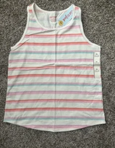 Cat & Jack XL 14/16 Girls Stripped Tank Top - Picture 1 of 4
