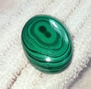 Loose Gemstone 33.80 Cts Certified 100% Natural Malachite With Free Gift - Picture 1 of 8