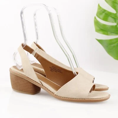 Sofft Eurosoft Womens Cadwell Sandal Size 11 M Tan D'Orsay Slingback Block Heel - Image 1 of 4