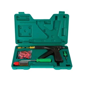 Rechargeable Emergency Tyre Puncture Repair Tools Kit Mending Kit Car Van Motorc - Picture 1 of 18