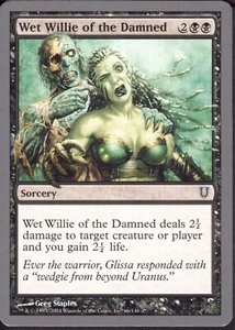 Wet Willie of the Damned - Unhinged - MTG Magic - LP - Picture 1 of 2