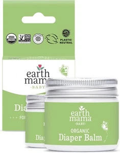 Earth Mama Organic Diaper Balm 2-Ounce | Diaper Cream for Baby | (2-Pack) - Picture 1 of 8